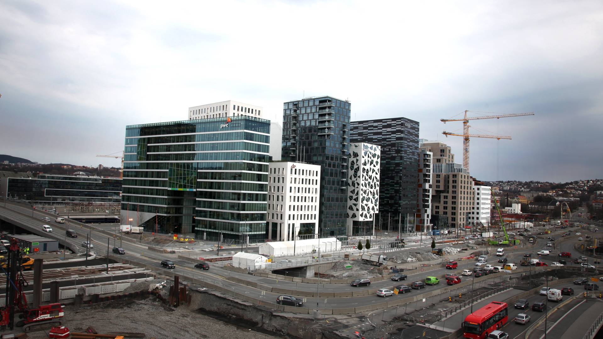 Trafikkomlegging i Bjørvika Trafikkomlegging i Bjørvika