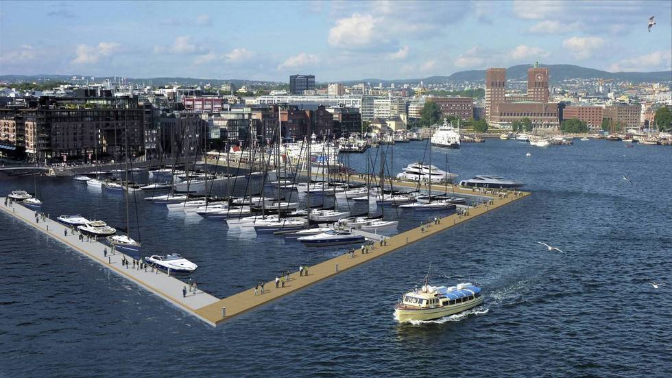 Ny kjempemarina på Aker Brygge Ny kjempemarina på Aker Brygge