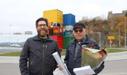 Containerkunstverket har fått navn Containerkunstverket har fått navn
