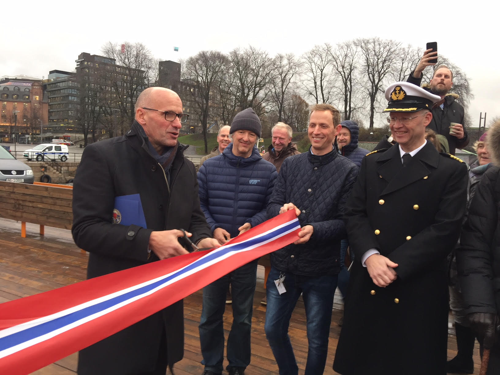 Åpnet unik rådhusbrygge Åpnet unik rådhusbrygge