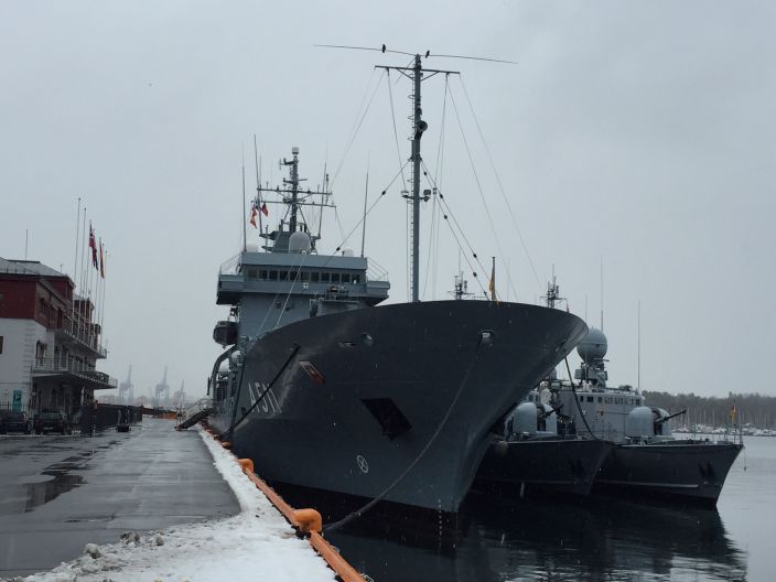 Tyske marineskip på Oslobesøk Tyske marineskip på Oslobesøk